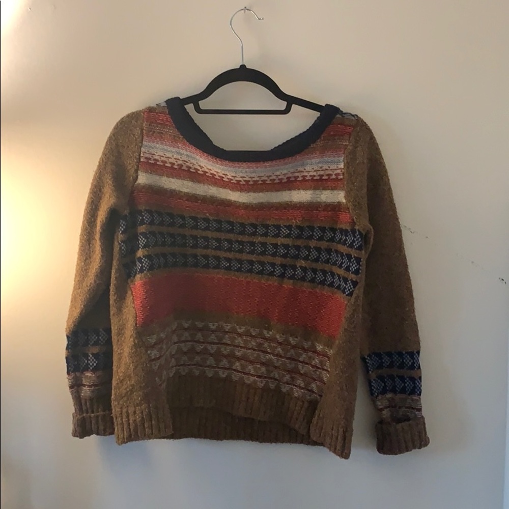 Boatneck sparrow sweater